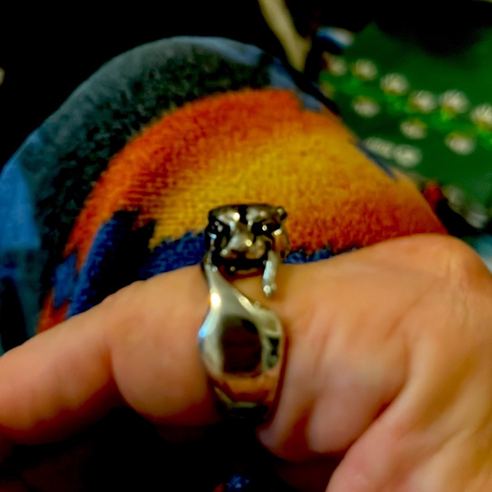 Effy Silver Panther Ring
